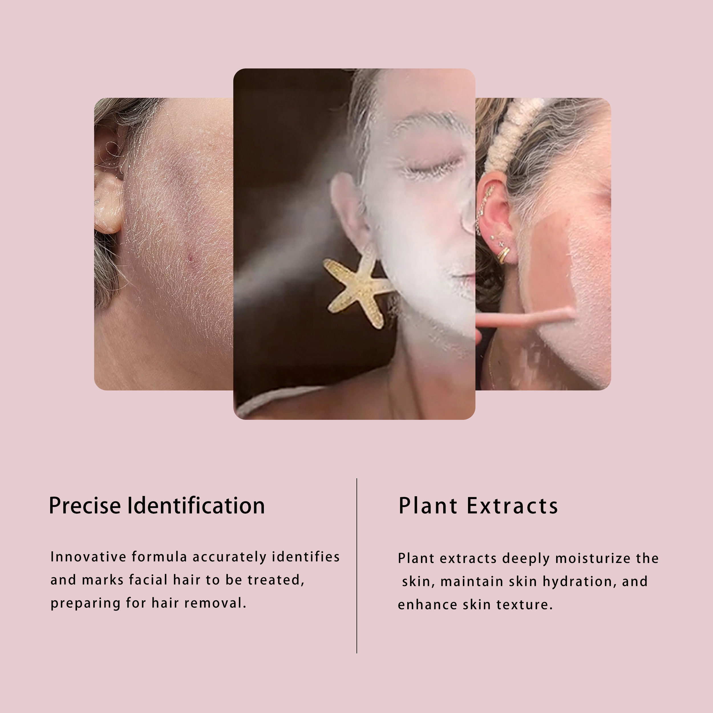 YIKAVO Body Hair ldentifier Spray Body Care Hair Removal Comfort