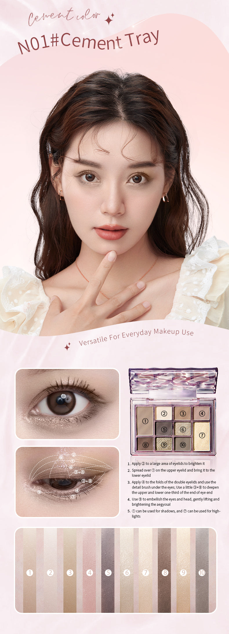 ZEESEA Dreamscape 10-Shade Eyeshadow Palette