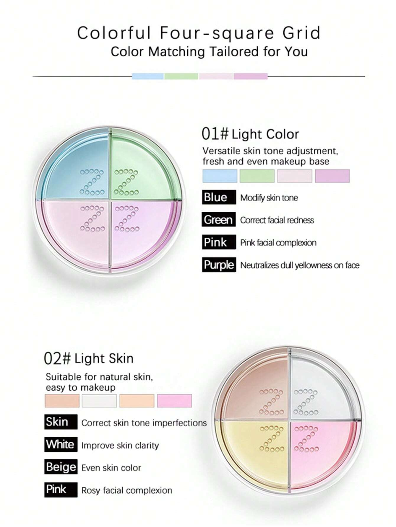 ZEESEA Air-Light 4-Shade Finishing Powder