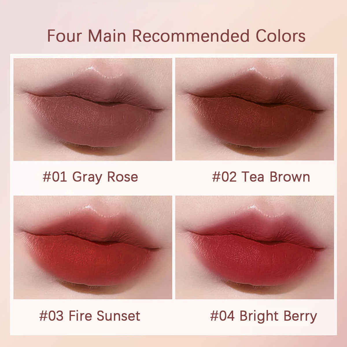 ZEESEA Velvet Touch Cashmere-Matte Lipstick