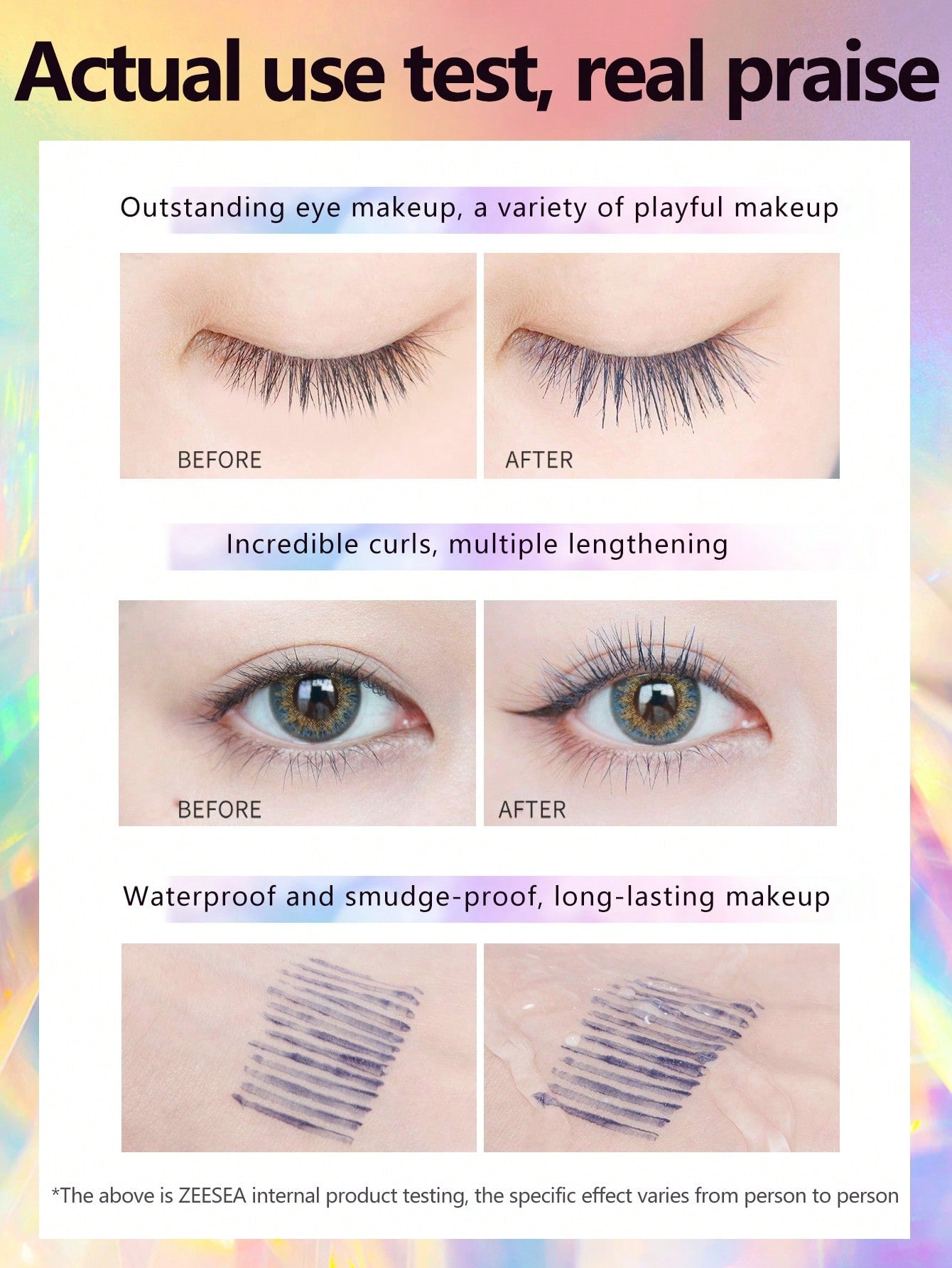 ZEESEA Playful Fiber Lifting Mascara(#Black)