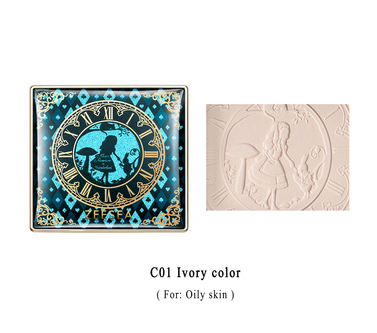 ZEESEA Sheer Silk-Matte Pressed Powder（ MH02  MH03 C01  C02）
