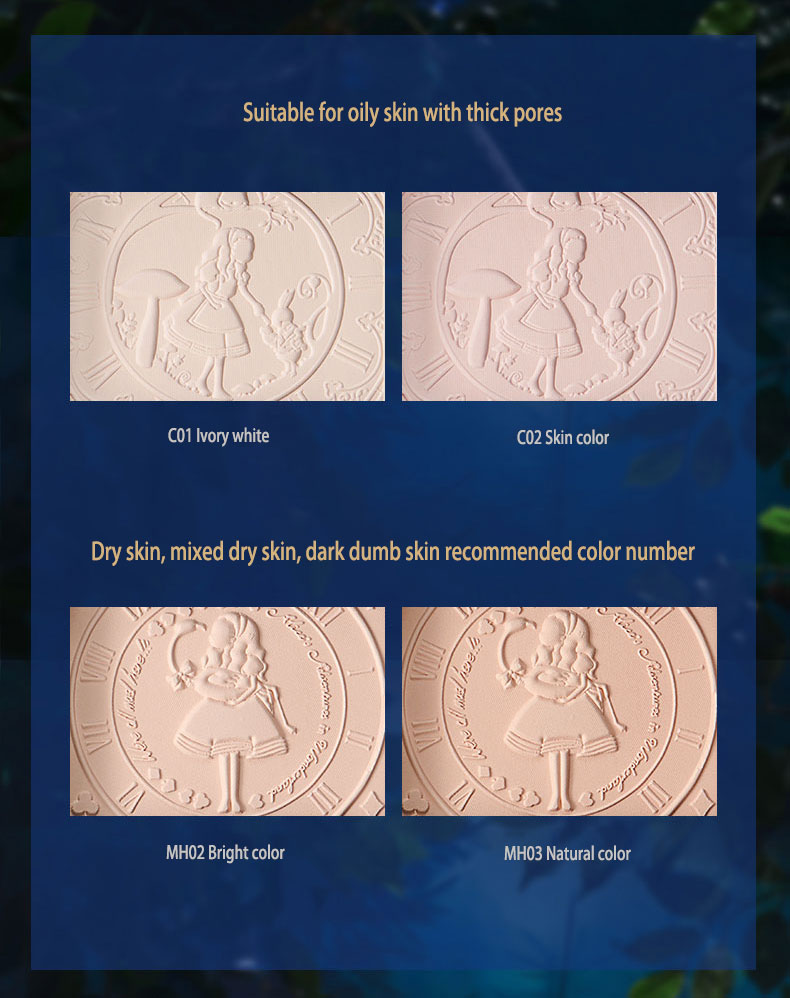 ZEESEA Sheer Silk-Matte Pressed Powder（ MH02  MH03 C01  C02）
