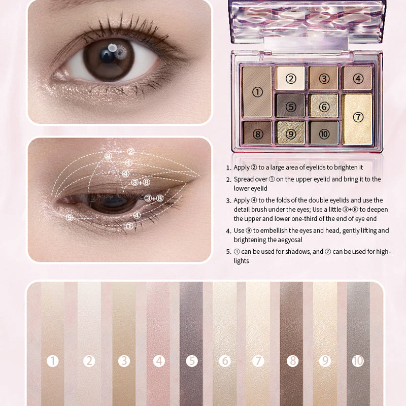 ZEESEA Dreamscape 10-Shade Eyeshadow Palette
