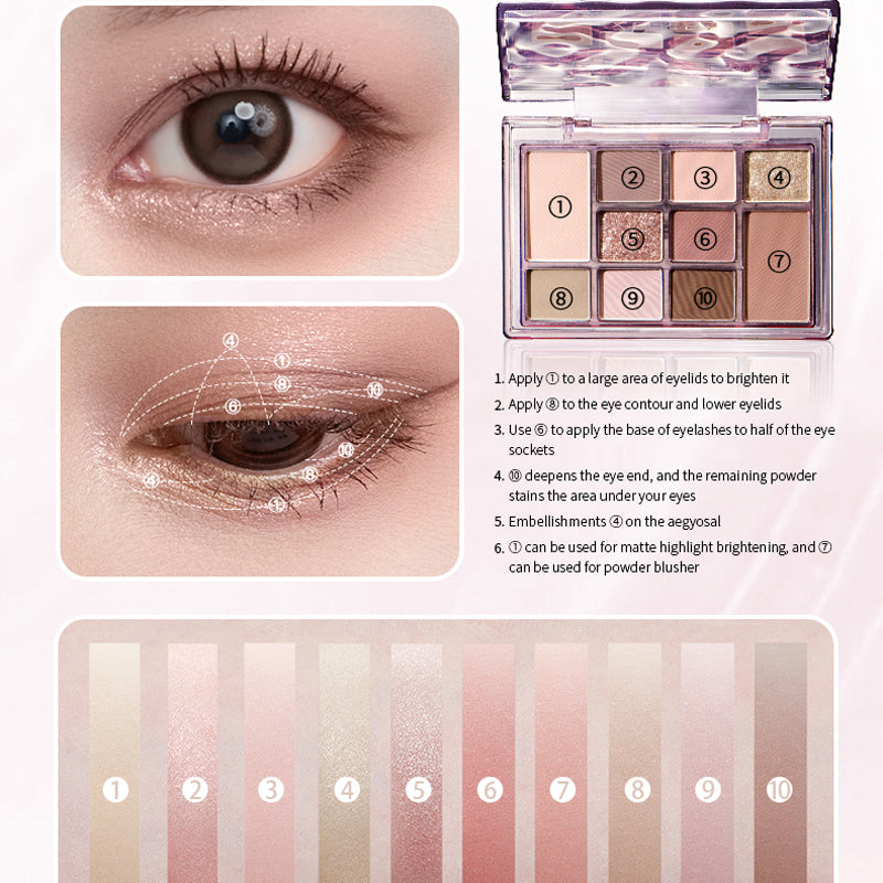 ZEESEA Dreamscape 10-Shade Eyeshadow Palette