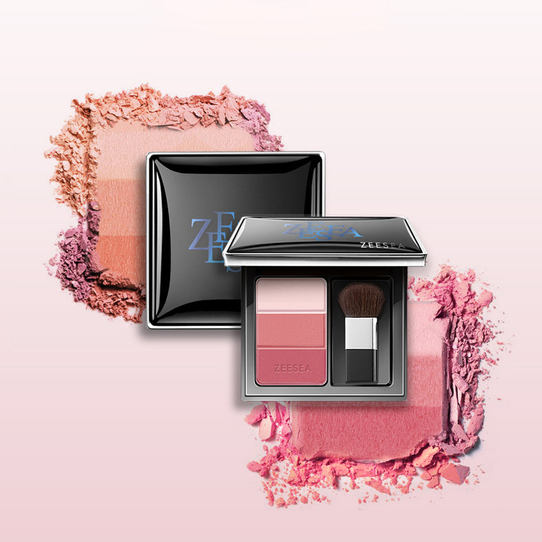 ZEESEA 3-Shade Tone-Up Flush Blush