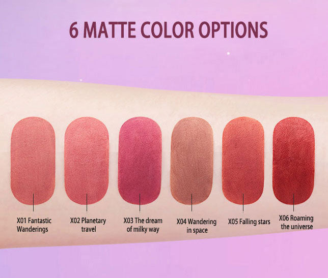 ZEESEA Galaxy Voyage Sheer Matte Lip Lacquer