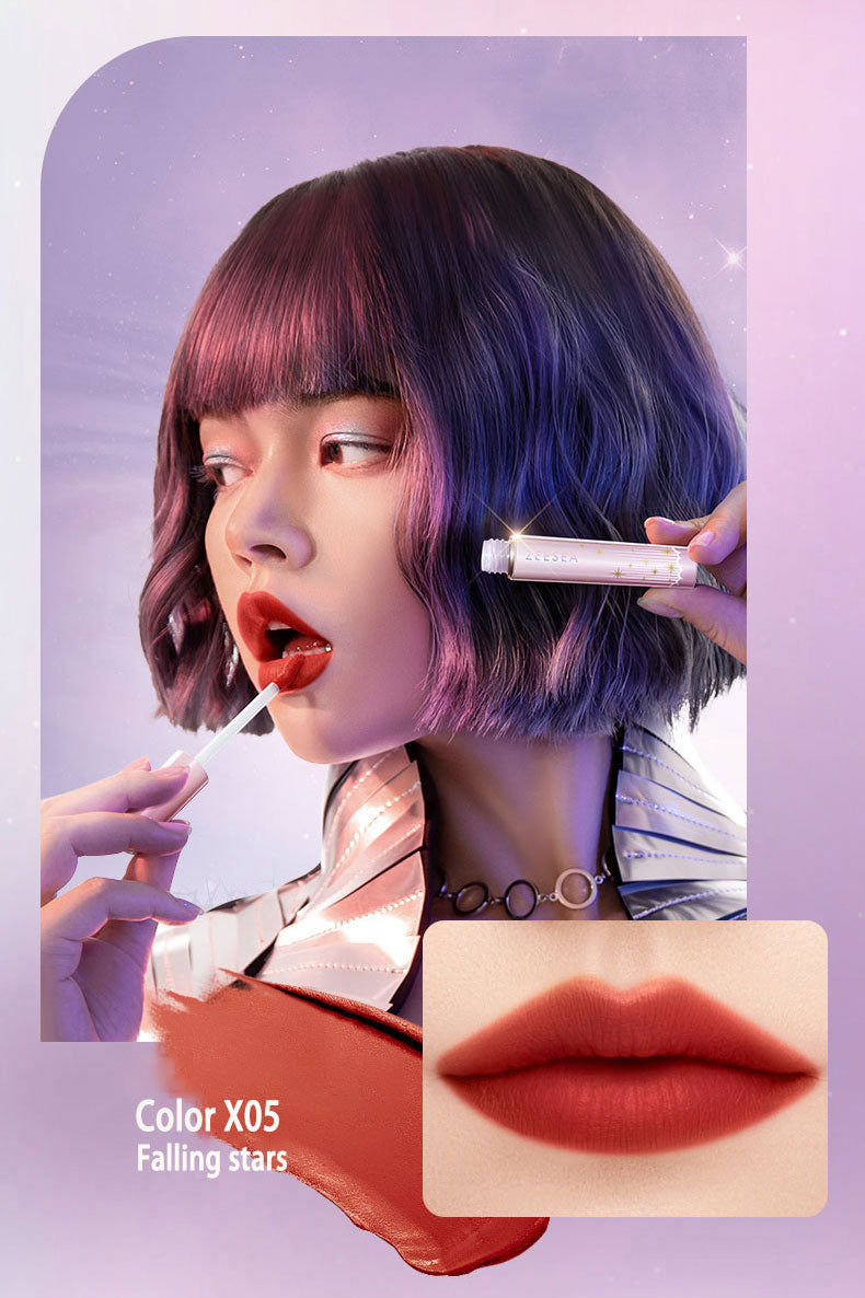 ZEESEA Galaxy Voyage Sheer Matte Lip Lacquer