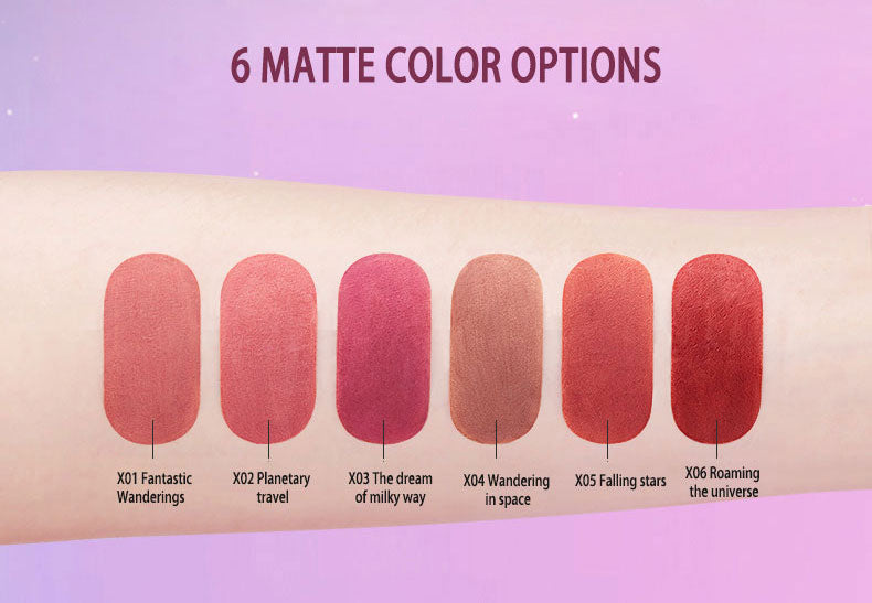 ZEESEA Galaxy Voyage Sheer Matte Lip Lacquer